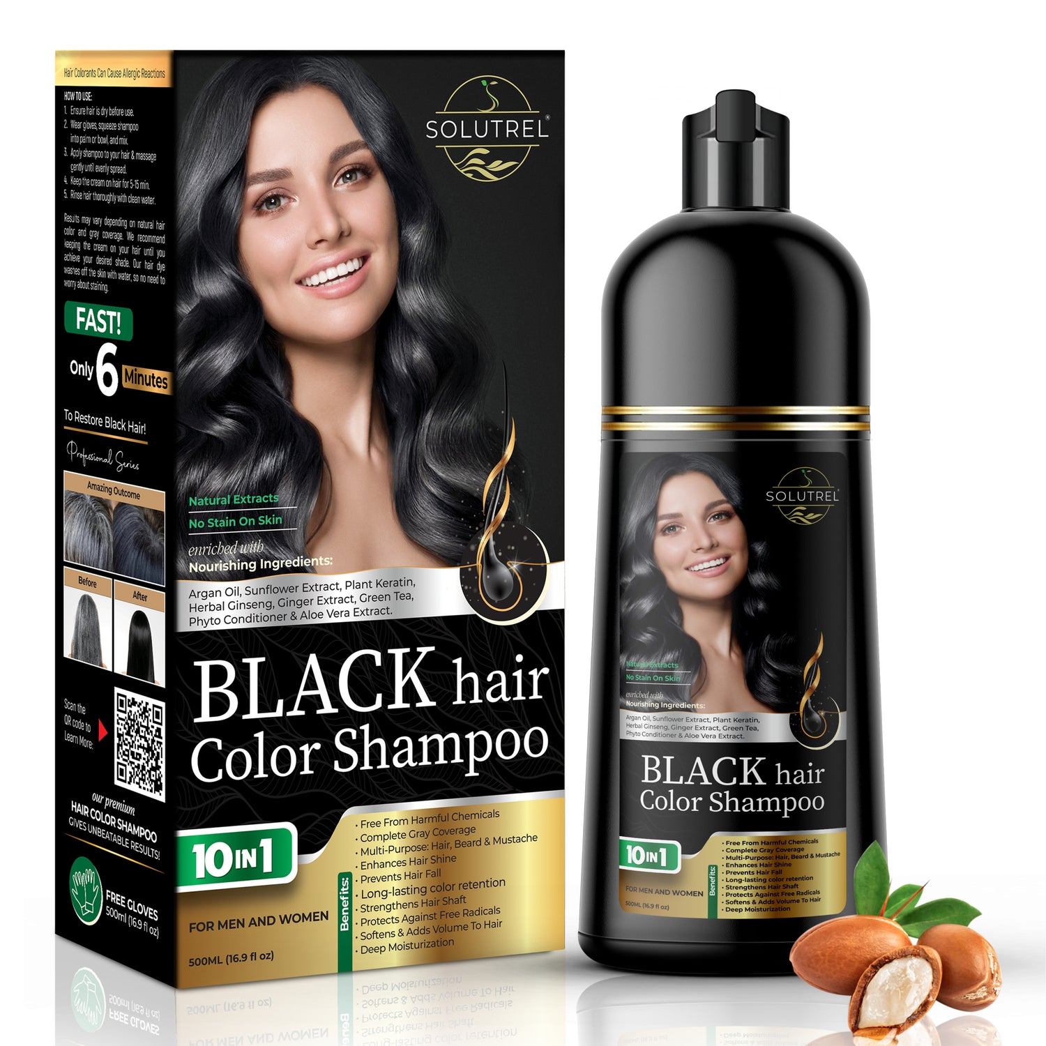 Hair Color Shampoo - 500ml